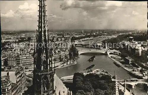 Paris Vue panoramique prise de Notre Dame Kat. Paris