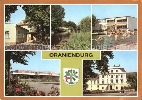 Oranienburg Gaststaette Sonnenburg Havelpartie Kinderkombinat Planschbecken Kaufhalle Schloss Kat. Oranienburg