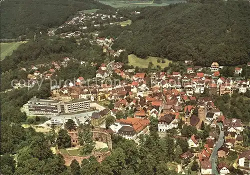 Lindenfels Odenwald Fliegeraufnahme Kat. Lindenfels