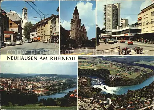 Neuhausen Rheinfall Stadtansichten Kat. Schaffhausen