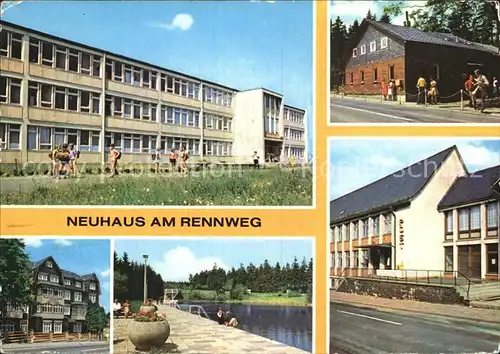 Neuhaus Rennweg Erholungsheim Ernst Thaelmann Rennsteigbaude Post Kat. Neuhaus Rennweg