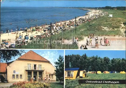 Dierhagen Ostseebad Strand Campingplatz Kat. Dierhagen Ostseebad