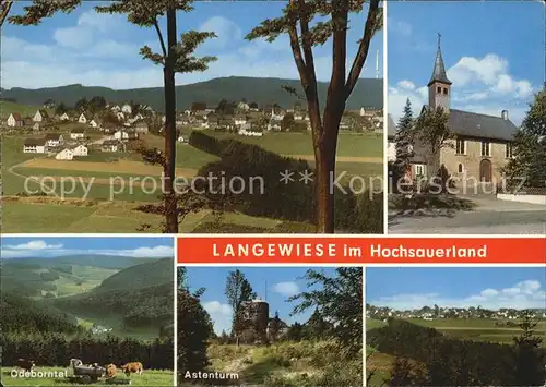 Langewiese Astenturm Odeborntal Kat. Winterberg