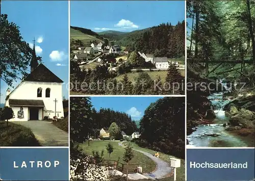 Latrop Sauerland Kirche  Kat. Schmallenberg