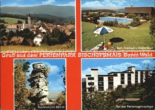 Bischofsmais Teufelstisch Ferienwohnanlage Freibad Kat. Bischofsmais