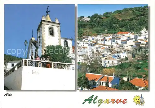 Alte Algarve Dorfansicht Kirche