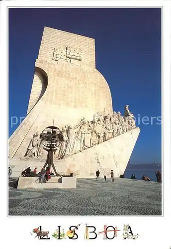 Lisboa Padrao dos Descobrimentos Denkmal der Entdeckungen Kat. Portugal