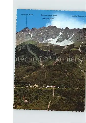 Innsbruck Seegrubenspitze Hafelekar Bergstation Kat. Innsbruck