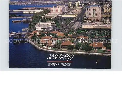 San Diego California Fliegeraufnahme Kat. San Diego