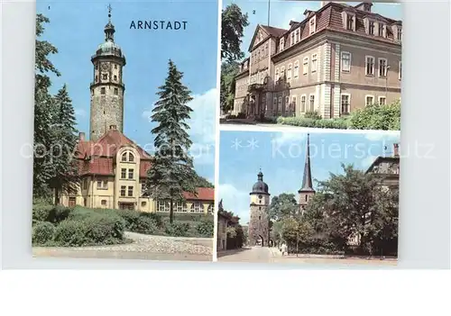 Arnstadt Ilm Neideckturm Schloss Riedtor Kat. Arnstadt
