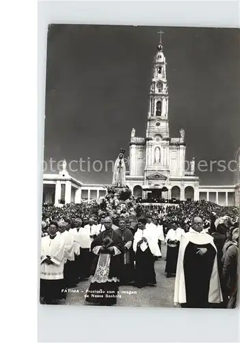 Fatima Prozession Bildnis der Mutter Gottes Kat. Portugal
