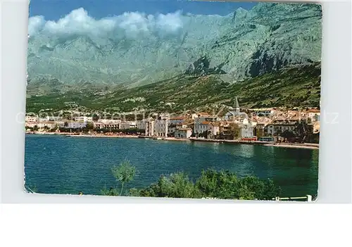 Makarska Dalmatien Panorama Kat. Kroatien