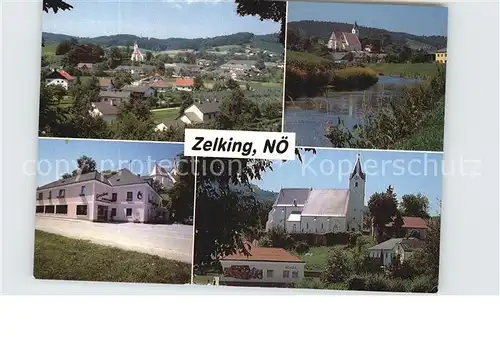 Zelking Matzleinsdorf Teilansichten Erholungsort im Melktal Kirche Gasthof Kat. Zelking Matzleinsdorf