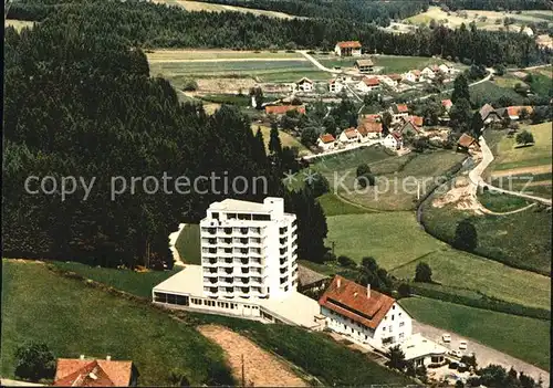 Luetzenhardt Sonnenhof Hoehenluftkurort Schwarzwald Fliegeraufnahme Kat. Waldachtal