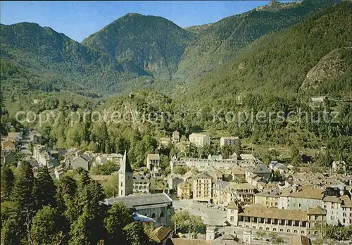 Ax les Thermes Fliegeraufnahme Station Thermale Kat. Ax les Thermes