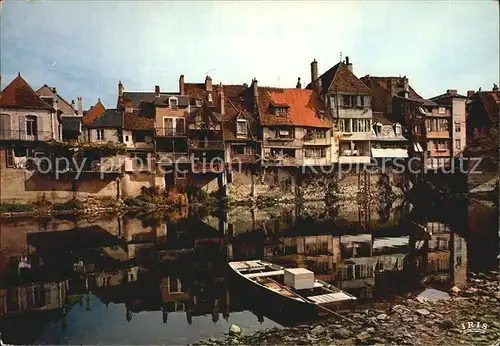 Argenton sur Creuse alte H?user am Fluss Kat. Argenton sur Creuse