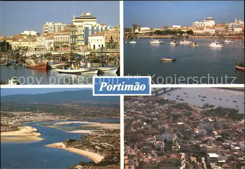 Portimao Fliegeraufnahme Hafen  Kat. Portugal
