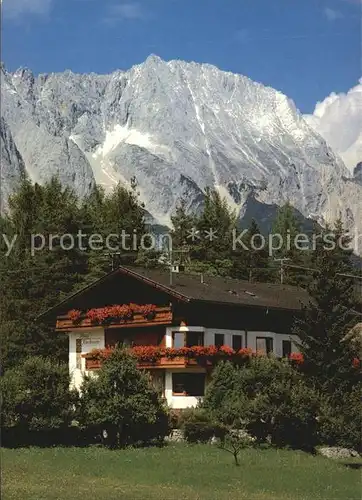 Obsteig Tirol Haus Kirchmair Pension Kat. Obsteig