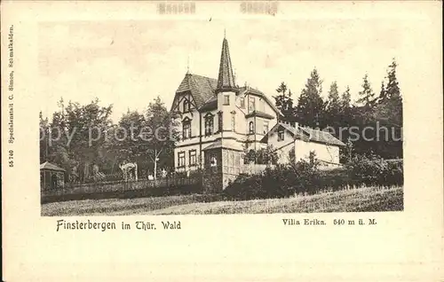 Finsterbergen Villa Erika Kat. Finsterbergen Thueringer Wald