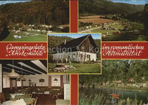 Pfraundorf Kinding Campingplatz Kratzmuehle im Altmuehltal Restaurant / Kinding /Eichstaett LKR