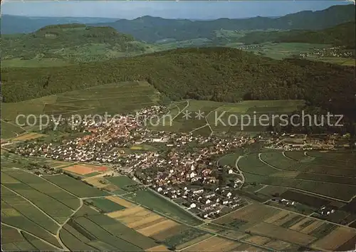 Pfaffenweiler Breisgau Fliegeraufnahme Kat. Pfaffenweiler