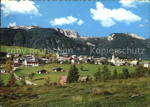 Tauplitz Panorama Blick gegen Tauplitzalm Totes Gebirge Kat. Tauplitz