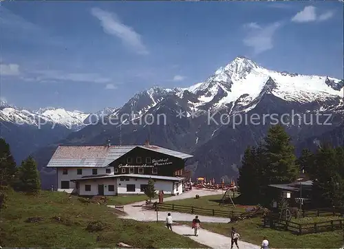 Mayrhofen Zillertal Alpengasthof Gschoesswandhaus Zillertaler Alpen Kat. Mayrhofen