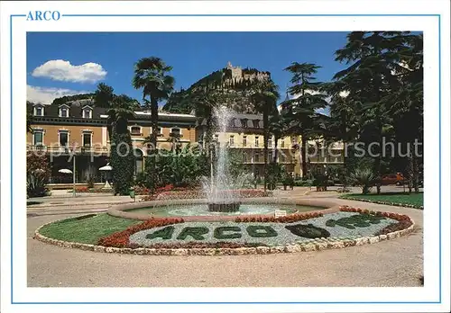 Arco Trentino Casino Municipale Fontana Springbrunnen Kat. Italien