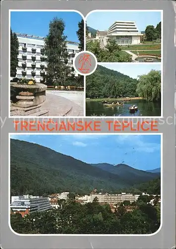 Trencianske Teplice Liecebny dom Machnac Sanatorium Krym jazierko na Baracke celkovy pohlad