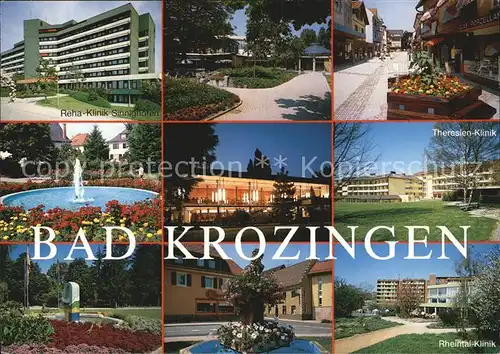 Bad Krozingen Kliniken Kurpark Springbrunnen Kurort Kat. Bad Krozingen