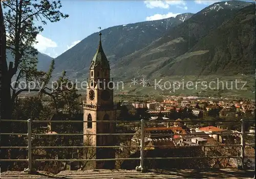 Meran Merano Passeggiata Tappeiner Tappeinerweg Kirche Alpen
