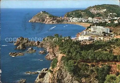 Tossa de Mar Kueste Panorama Kat. Costa Brava