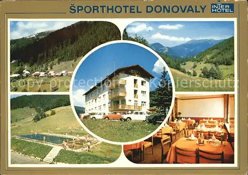 Donovaly Sporthotel Restaurant Schwimmbad Berg Zvolen Niedere Tatra Kat. Tschechische Republik