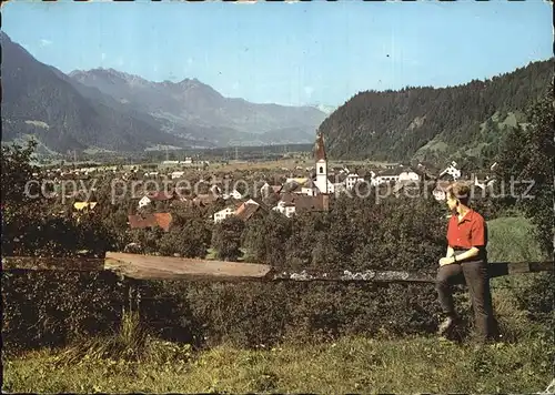 Nueziders Vorarlberg Gesamtansicht mit Alpenpanorama Kat. Nueziders