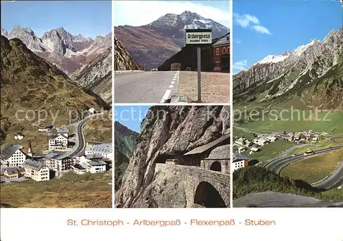 St Christoph Arlberg Arlbergpass Flexenpass Stuben Alpenpanorama Kat. St. Anton am Arlberg