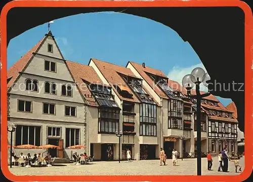 Lemgo Eckhaeuser Marktplatz Alte Ratswaage Haus Asemissen Alte Hansestadt Kat. Lemgo