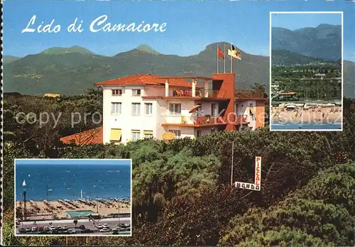 Lido di Camaiore Hotel Piccolo Mondo Spiaggia Strand Kat. Italien