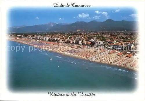 Lido di Camaiore Panorama dall aereo Riviera della Versilia Kat. Italien