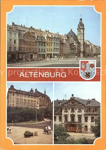 Altenburg Thueringen Rathaus Schloss Seckendorffsches Palais Kat. Altenburg