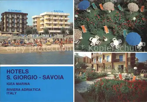 Igea Marina Hotels S. Giorgio Savoia Kat. Bellaria Igea Marina