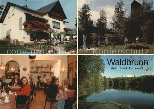 Hintermeilingen Waldbrunn Cafe Pension Lindencafe Kat. Waldbrunn (Westerwald)