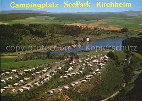 Bad Hersfeld Camping Seepark Kirchheim Fliegeraufnahme Kat. Bad Hersfeld