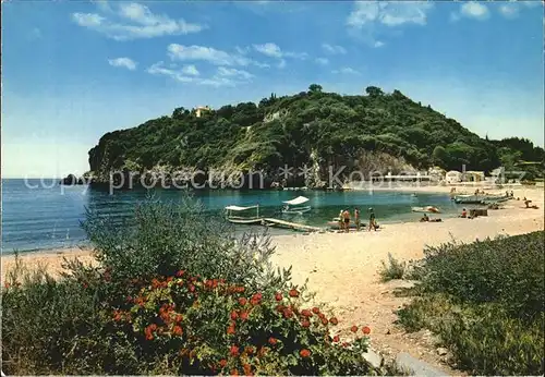 Korfu Corfu Paleocastritsa Strand Kat. Griechenland