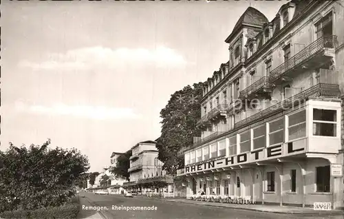 Remagen Rheinpromenade Rhein Hotel Kat. Remagen