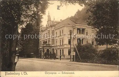 Blankenburg Thueringen Chrysopras Schwarzatal Kat. Blankenburg Thueringen