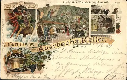 Leipzig Auerbachs Keller Weinstube Kat. Leipzig