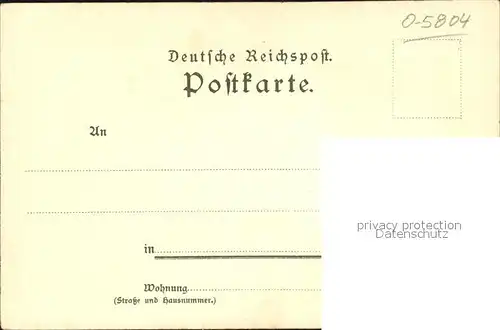 Friedrichroda Schauenburgsmuehle Kuenstlerkarte Kat. Friedrichroda