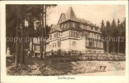 Friedrichroda Spiessberghaus Hotel Berggasthaus Kat. Friedrichroda