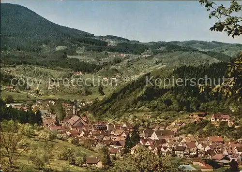 Oppenau Panorama Kat. Oppenau Schwarzwald