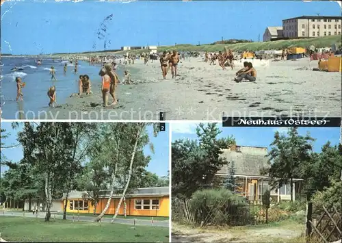 Neuhaus Dierhagen Strand FDGB Erholungsheim Lebensfreude Kaufhalle Kat. Dierhagen Ostseebad